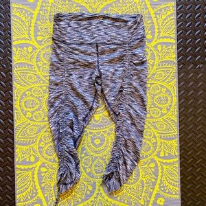 90 Degree Crop Legging with tie up sides